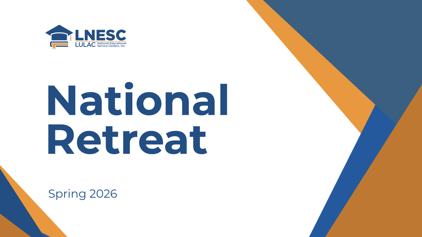 LNESC National Retreat Spring 2026 slide template